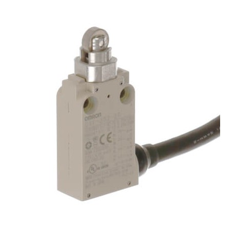OMRON D4F-102-1R D4F-102-1R D4F 0005E D4F1021R OMRON Metal IP67 1NC/1NO Plunger Roller plunger 1m horiz.
